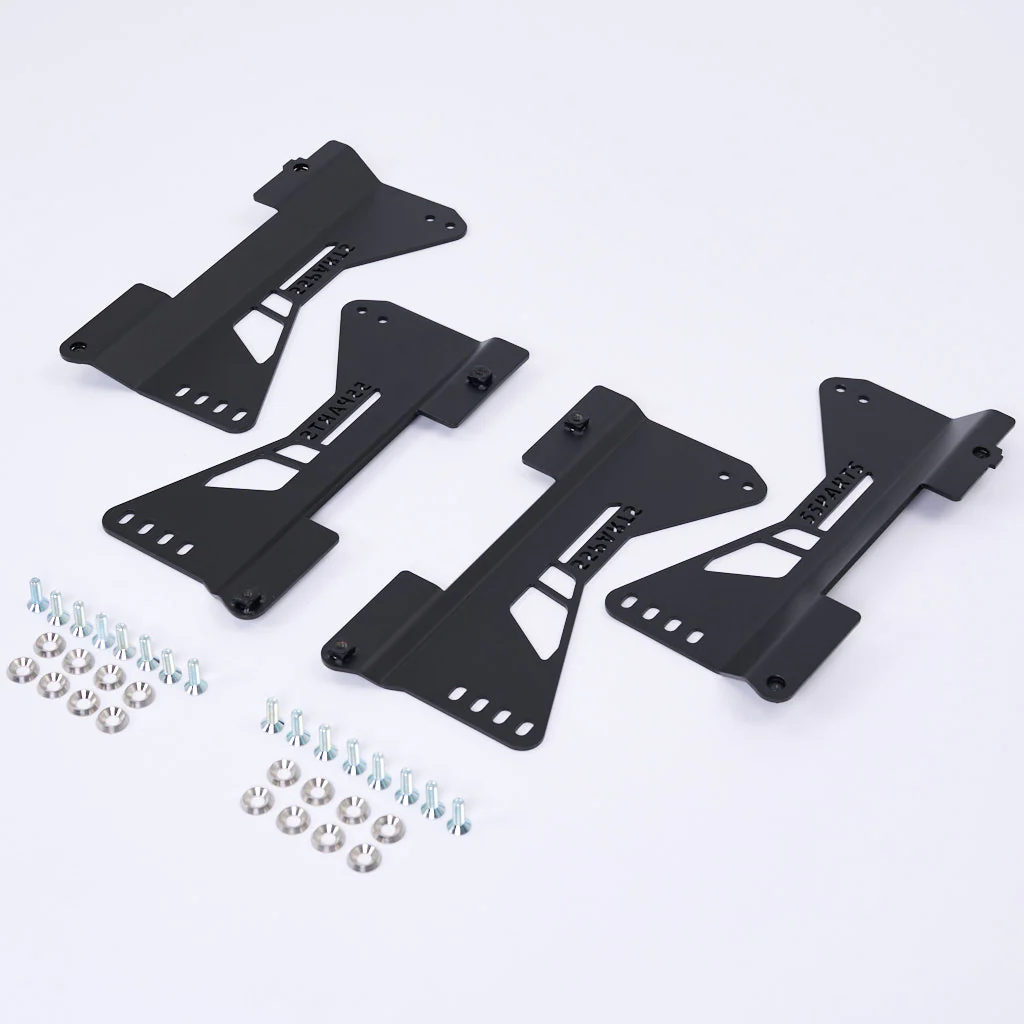 55Parts Exclusive: Stahl Seitenadapter passend für OEM BMW Laufschienen (E-, F- und G- Serien Modelle) für Schalensitze - Image 5