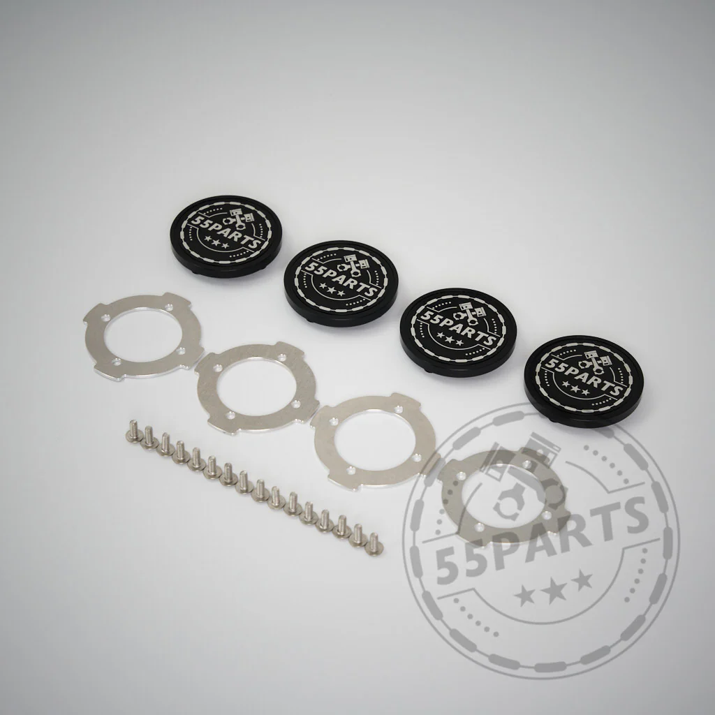 55Parts Special: CNC gefräste, verschraubte Radnabendeckel passend für ProTrack One Felgen - Image 2