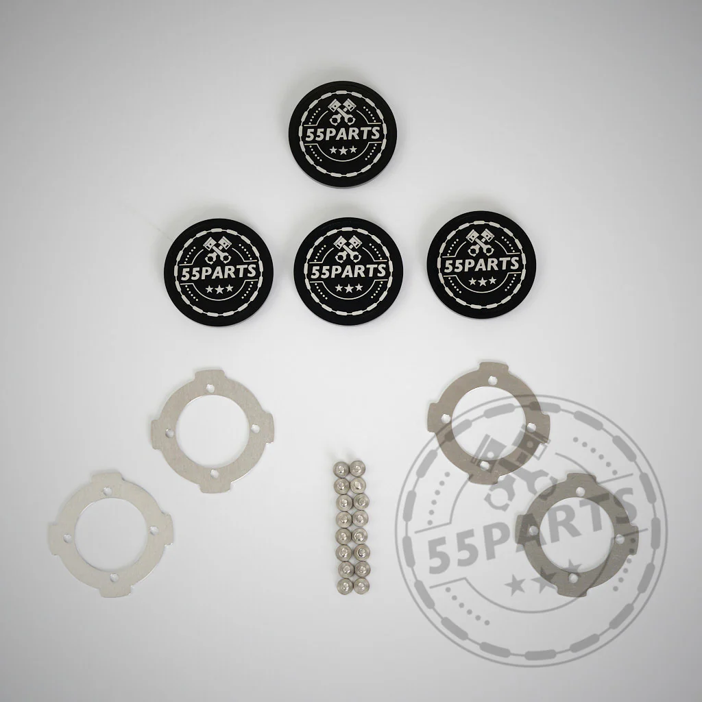 55Parts Special: CNC gefräste, verschraubte Radnabendeckel passend für ProTrack One Felgen - Image 4