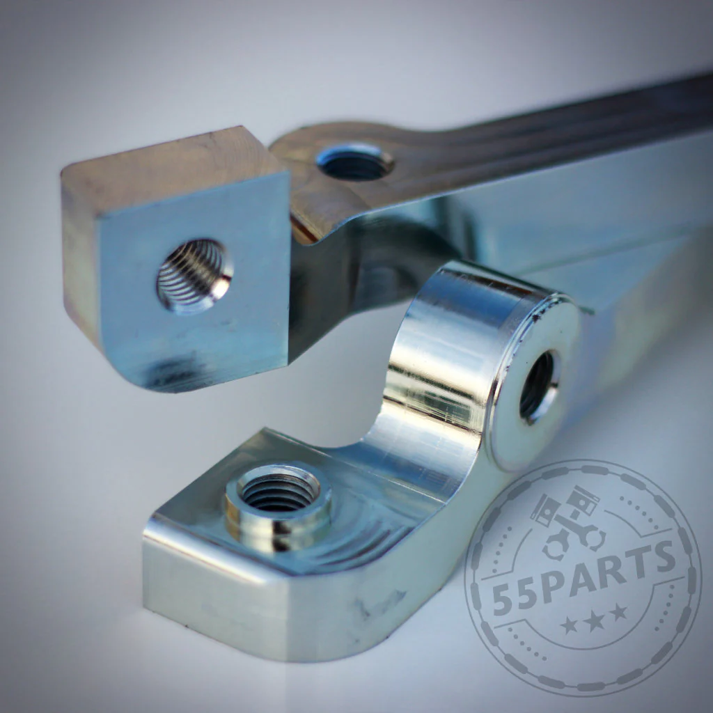 55Parts Special: 6-Kolben Bremssatteladapter für M3 E46 CSL Scheibe zweiteilig passend für BMW 1er E8x - Image 3