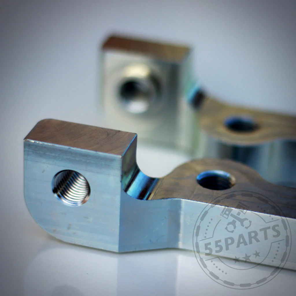 55Parts Special: 6-Kolben Bremssatteladapter für M3 E46 CSL Scheibe zweiteilig passend für BMW 1er E8x - Image 4