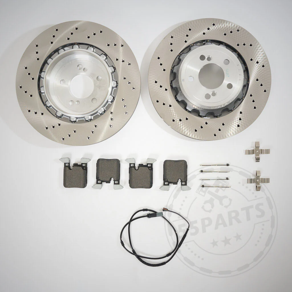 55Parts Special: Bremsen (Upgrade) Set Hinterachse F-Serie passend für blaue Bremse F8x M2, M3, M4