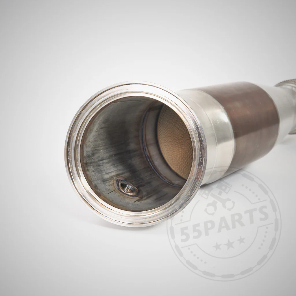 55Parts Special: High Flow Downpipe (mit Euro 6 200 Zeller) passend für BMW M140i, M240i, M340i, 440i, 540i, 640i, 740i, 840i, X3, X4, Z4, Supra B58(TU) F- und G- Serie - Image 3