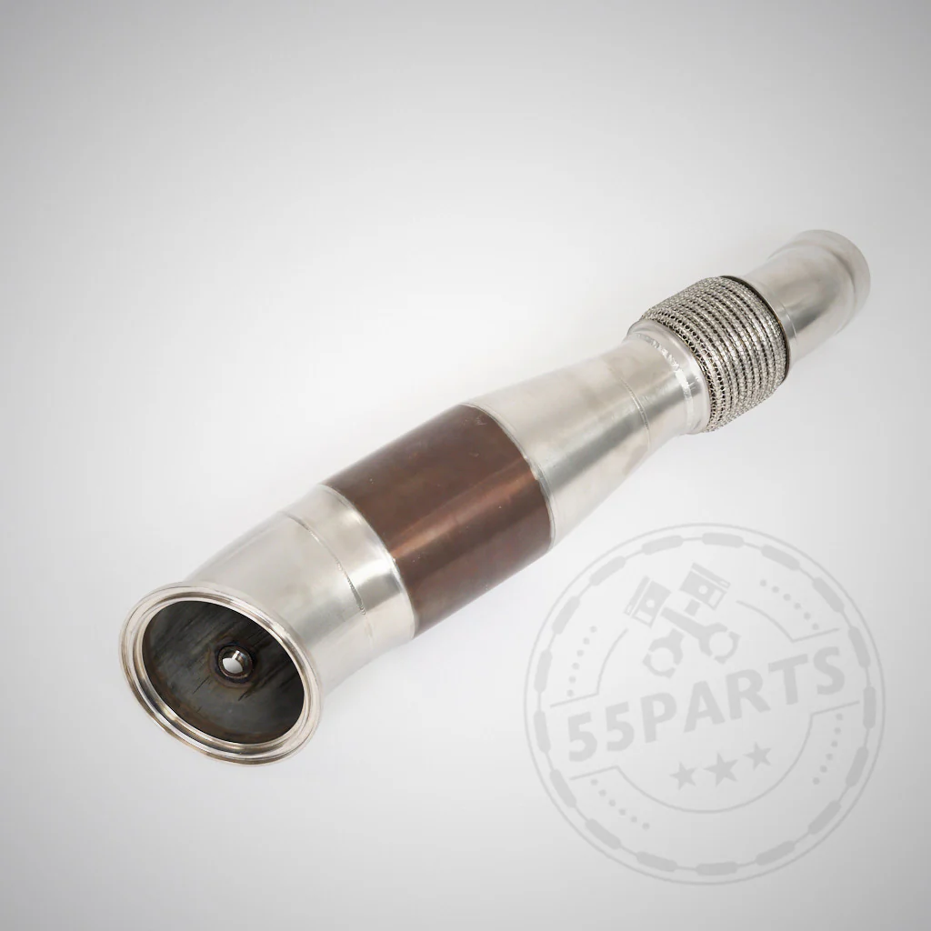 55Parts Special: High Flow Downpipe (mit Euro 6 200 Zeller) passend für BMW M140i, M240i, M340i, 440i, 540i, 640i, 740i, 840i, X3, X4, Z4, Supra B58(TU) F- und G- Serie - Image 4