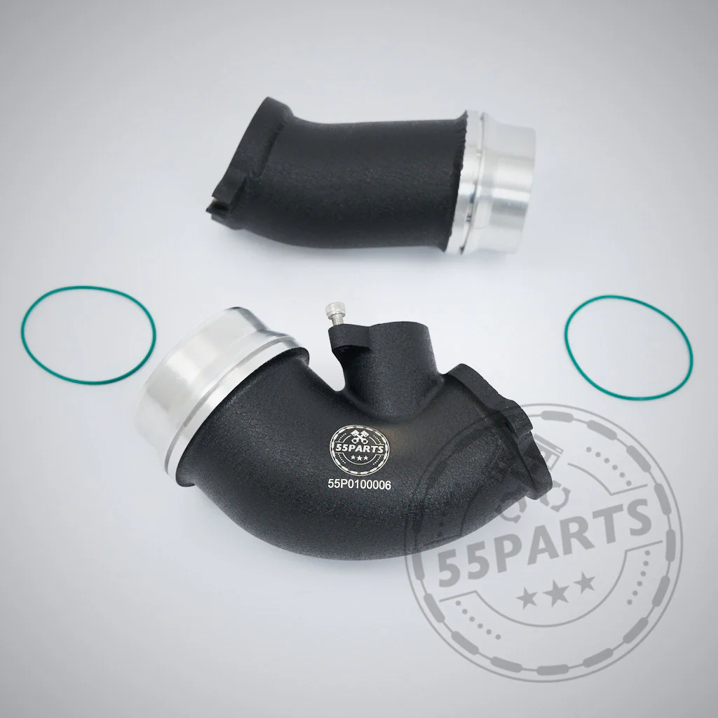 55Parts High Flow Turbo Inlet Reinluftrohr passend für BMW G87 M2, G80 G81 M3, G82 G83 M4 S58 INKLUSIVE TEILEGUTACHTEN!