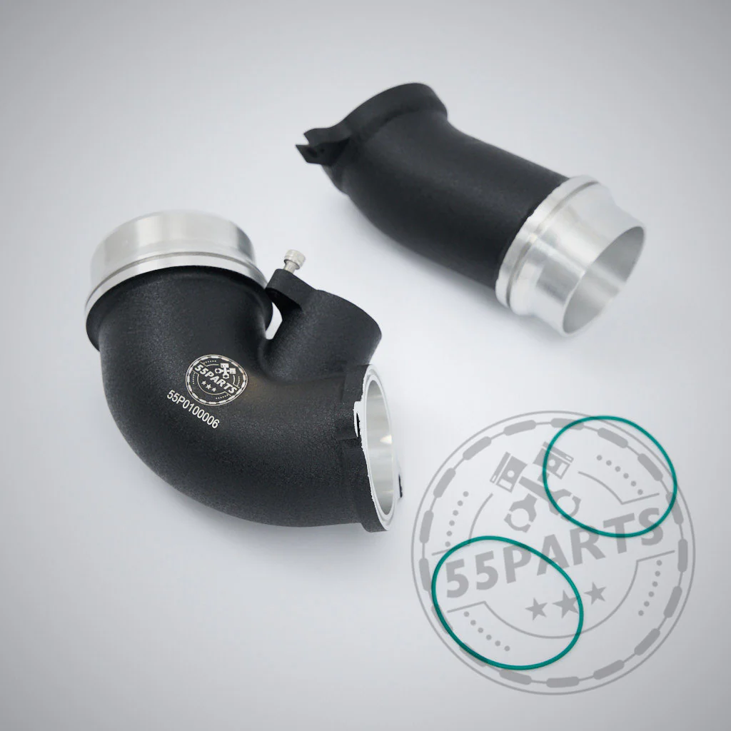 55Parts High Flow Turbo Inlet Reinluftrohr passend für BMW G87 M2, G80 G81 M3, G82 G83 M4 S58 INKLUSIVE TEILEGUTACHTEN! - Image 2