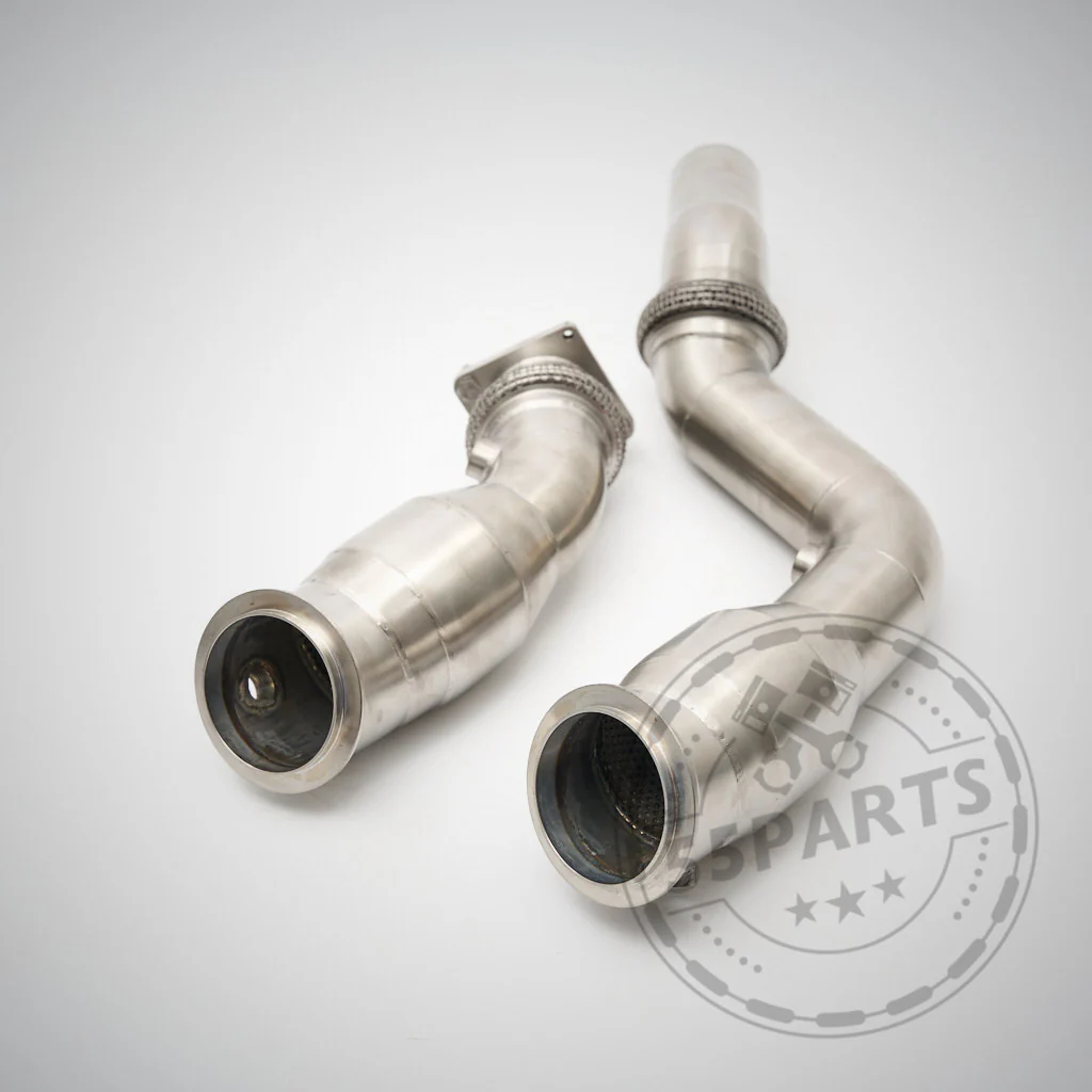 55Parts Special: Resonated High Flow Downpipes passend für BMW M2 Competition, M3, M4 S55 - Image 4