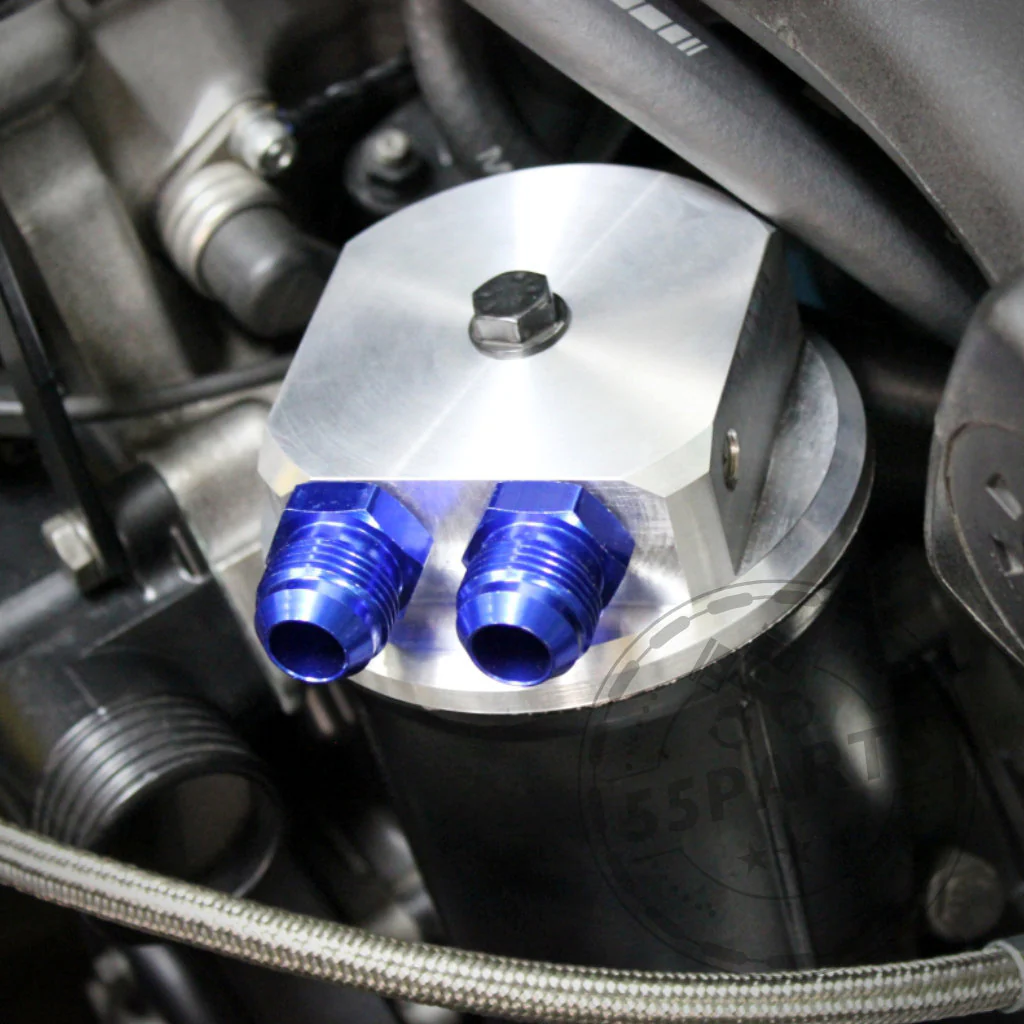 Adapterkappe externer Ölkühler- AN10 + 1,8" NPT passend für BMW M50, M52 - Image 3