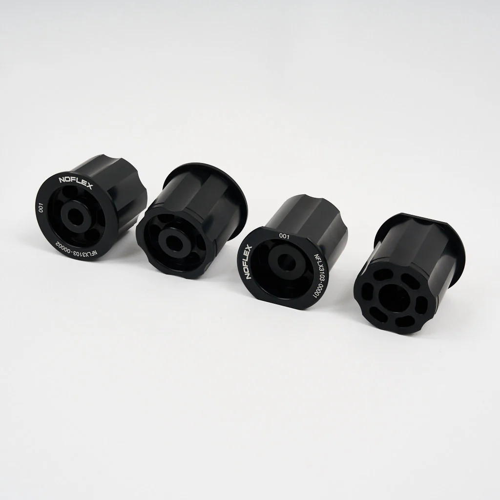 NoFlex Bearings: Aluminium Tonnenlager, Hinterachslager passend für BMW 1er (E8x, F2x), 2er (F2x), 3er (E9x, F3x), 4er (F3x), Z4 (G29), Supra (A90) - Image 4