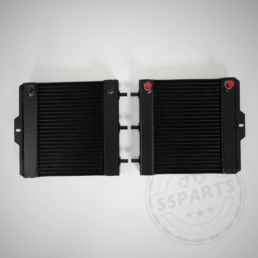 Aluminium Upgrade Kühlmittelkühler, Wasserkühler seitlich (für die Radhäuser) passend für BMW M2 Competition, M3, M4 F8x S55