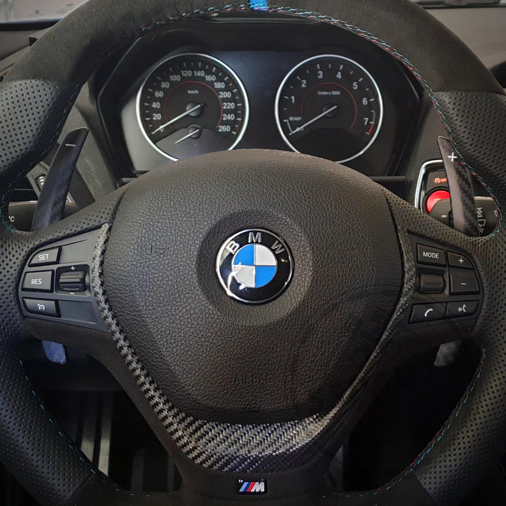 Aluminium/Carbon Schaltwippen Paddles passend für BMW 1/235 und 40i, 3/435 und 40i, M2, M3 und M4 F-Serie - Image 10