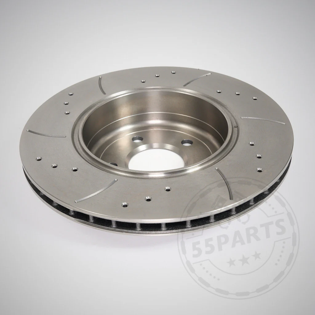 55Parts Special: Montagesatz (Bremsscheiben und Buchsen) für die Montage 2-Kolben Performance Bremssattels an BMW E8x und E9x Modellen - Image 4