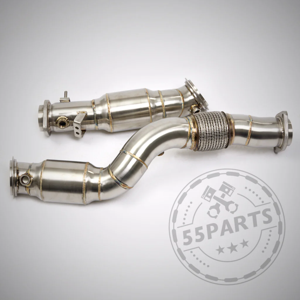 HIGH FLOW DOWNPIPES (200 ZELLER) PASSEND FÜR BMW G80, G81, G82, G83, G87 (M2 M3 M4) mit S58 Motor