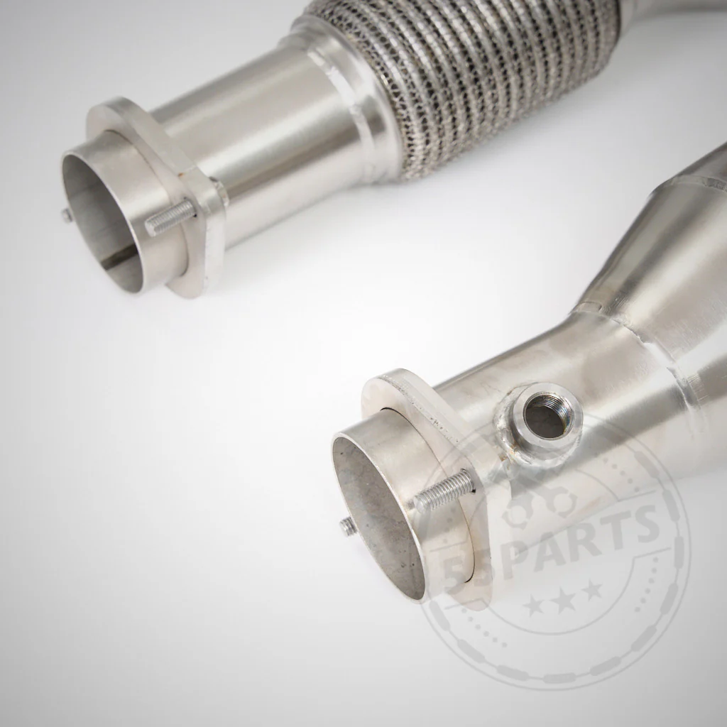 High Flow Downpipes (mit 200 Zeller Euro 6 Katalysatoren) passend für BMW G87 M2 G80/G81 M3 G82/G83 M4 S58 - Image 5