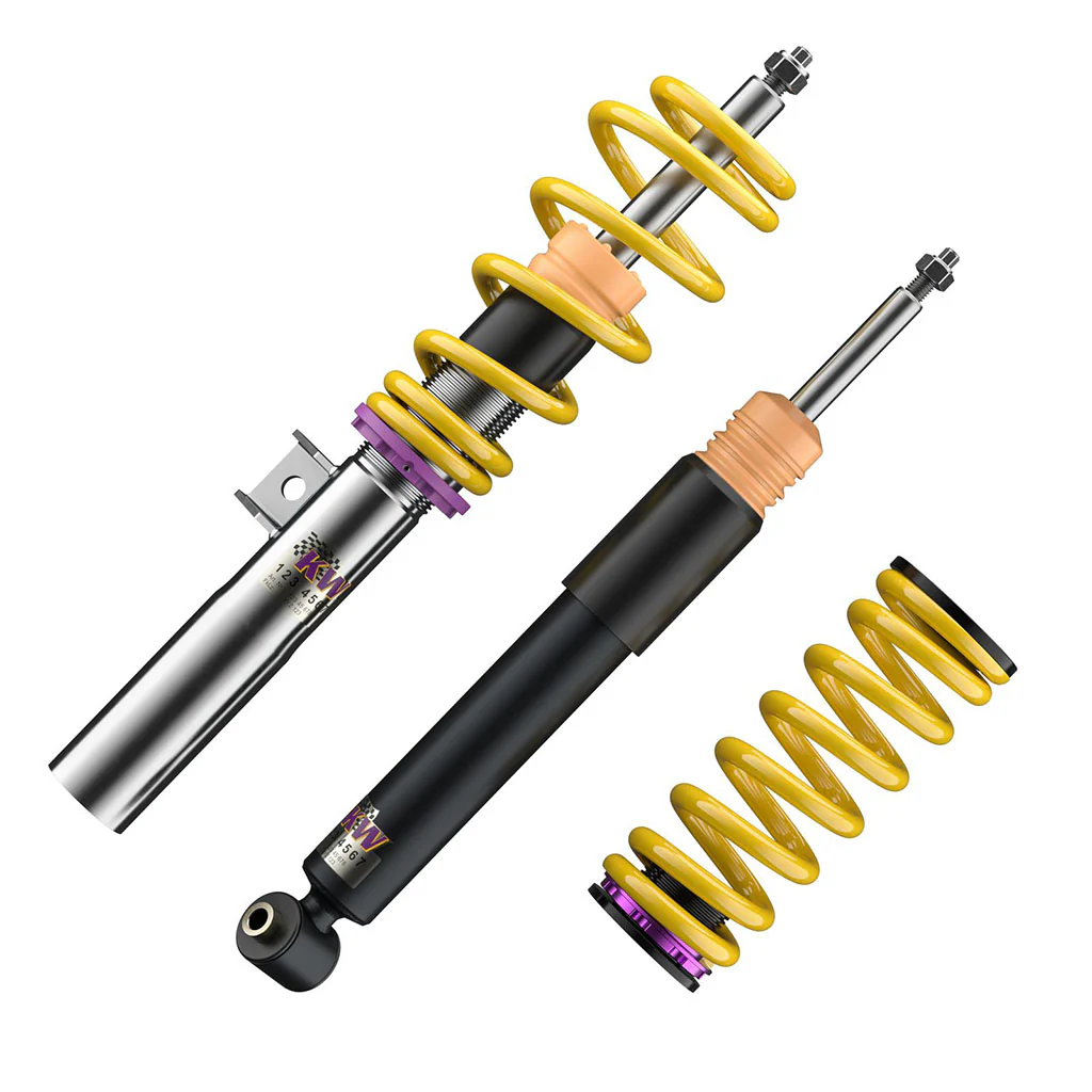 KW Gewindefahrwerk V1 inox passend für passend für BMW 1er F20, F21, 2er F22, F23, 3er F30, F32, F34, 4er F32, F33, F36 ohne Elektronische Dämpferregelung - Image 4