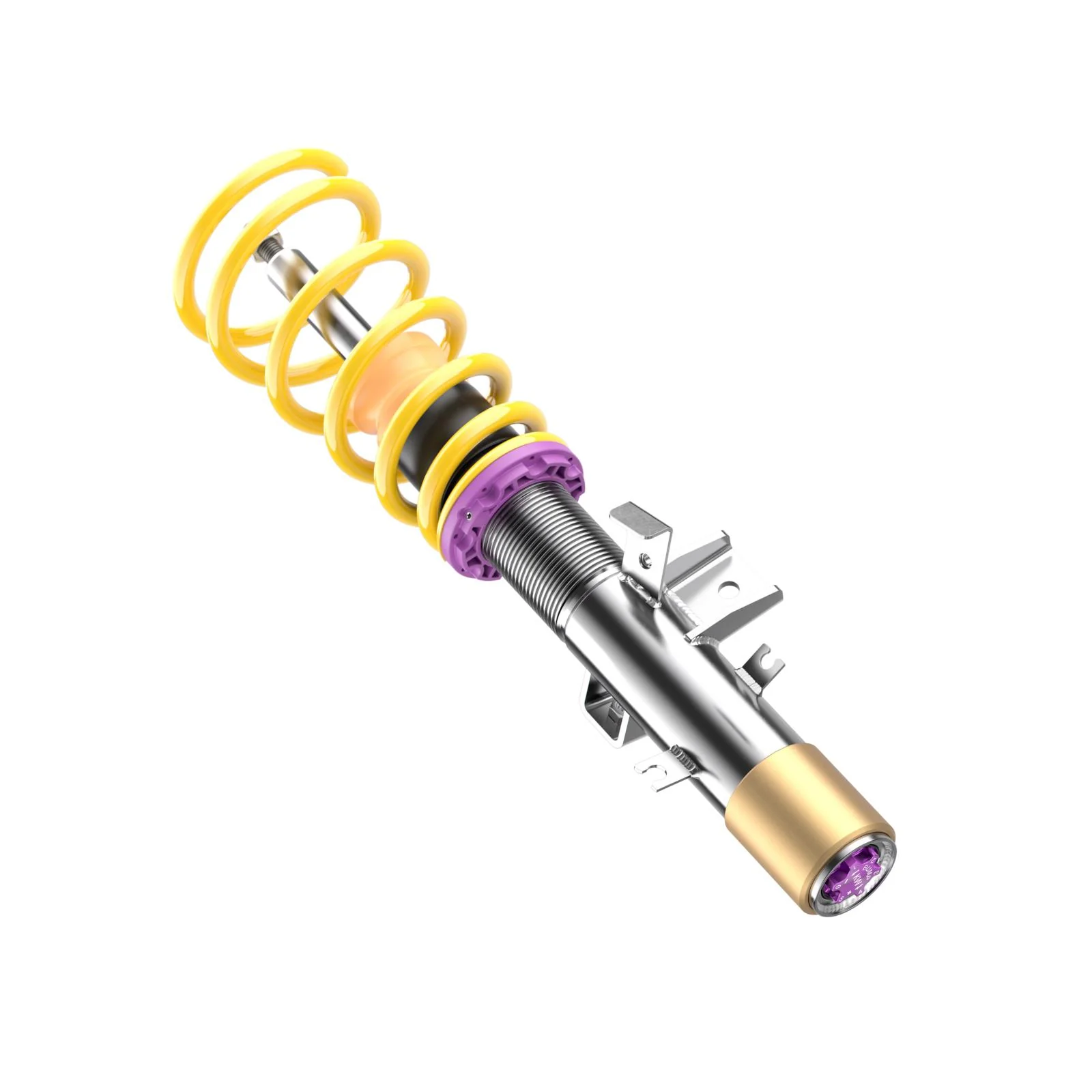 KW Gewindefahrwerk V3 inox passend für BMW M2 F87, M3 F80, M4 F82, F83 ohne Elektronische Dämpferregelung - Image 5
