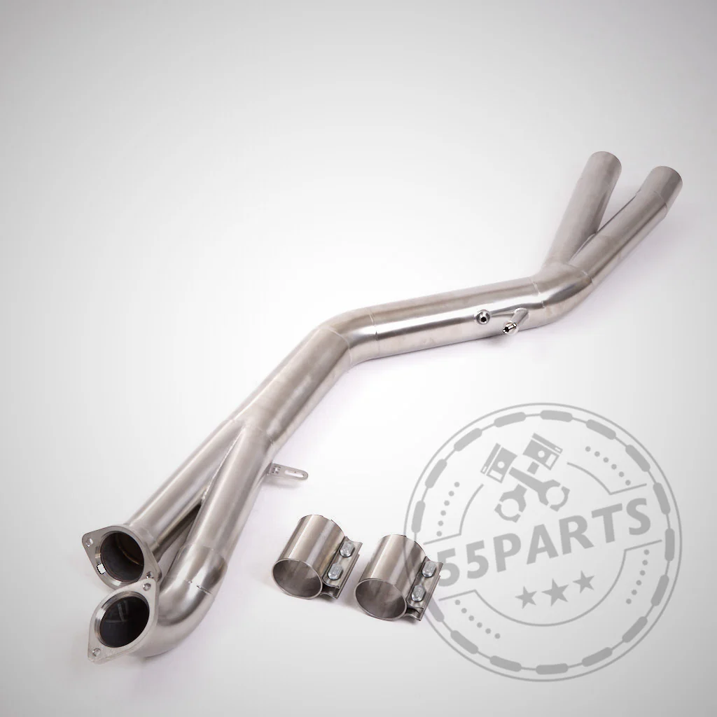 OPF ERSATZROHR, OPF DELETE, Single 3,5" Midpipe PASSEND FÜR BMW G8x - G81, G82, G83, G87 M2, M3 (Competition, Touring), M4 (Competition) MIT S58 MOTOR