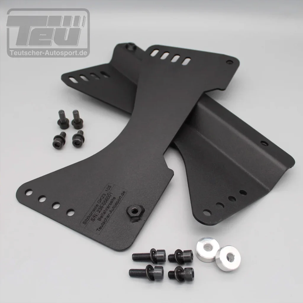 Teutscher Recaro, Sparco, OMP Sitzkonsolen passend für Mini R50 R53 inkl. Materialnachweis