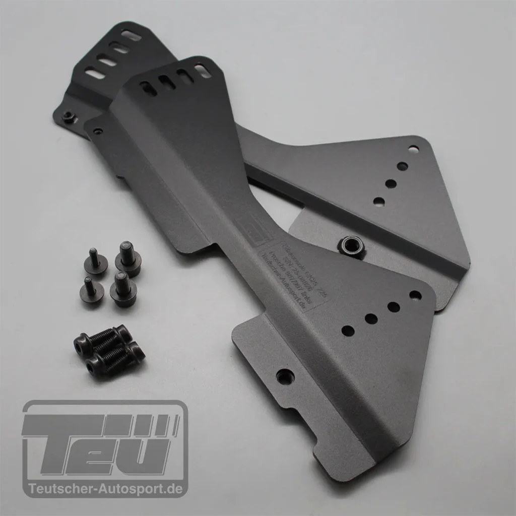 Teutscher Recaro, Sparco, OMP Sitzkonsolen passend für Porsche 911 997, Boxter 987, Cayman 987C inkl. Materialnachweis