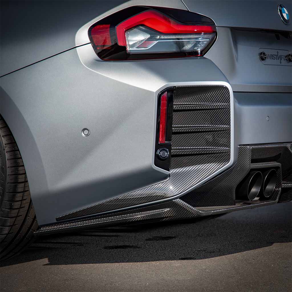 TNF+ Einsätze für Heckstoßstange Carbon passend für BMW M2 (G87) inkl. Teilegutachten - Image 3