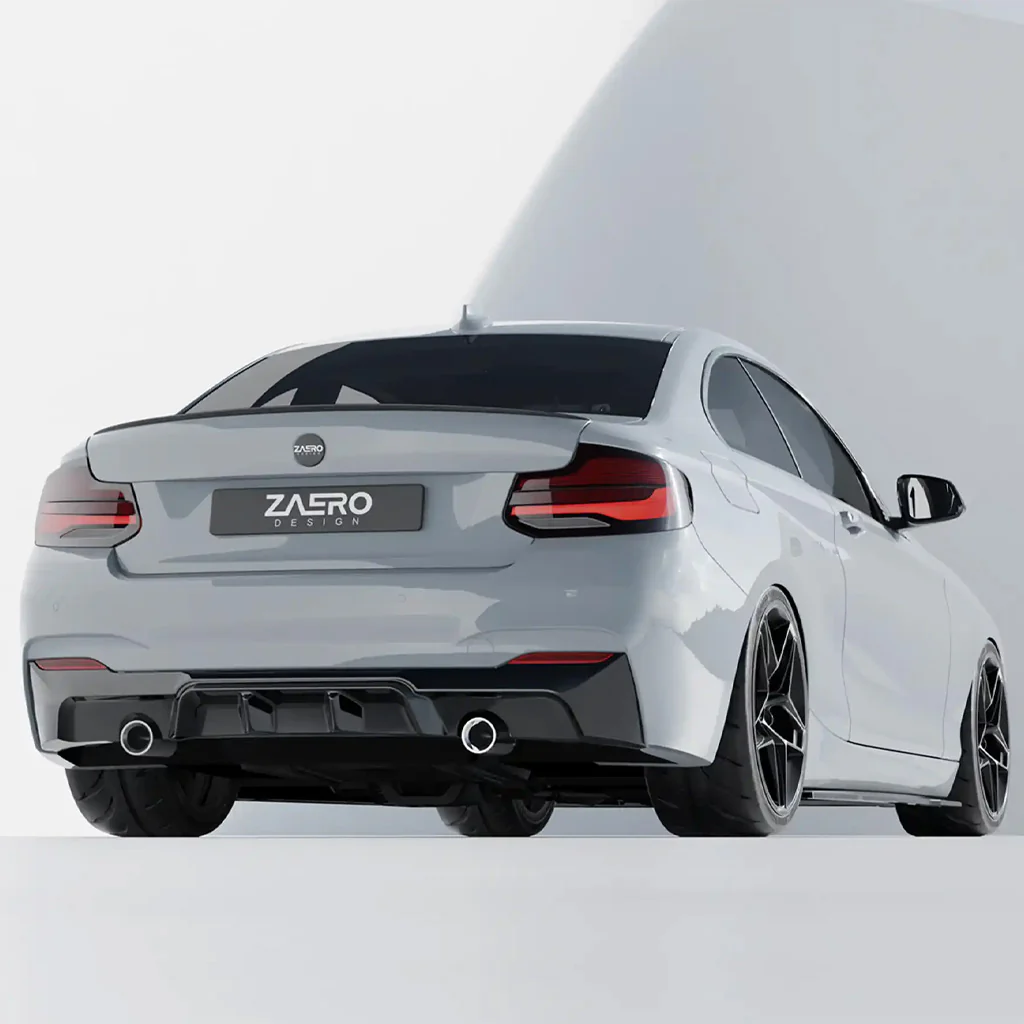 ZAERO Design EVO-1 Diffusor passend für BMW F22, F23 M235i, M240i - Image 2